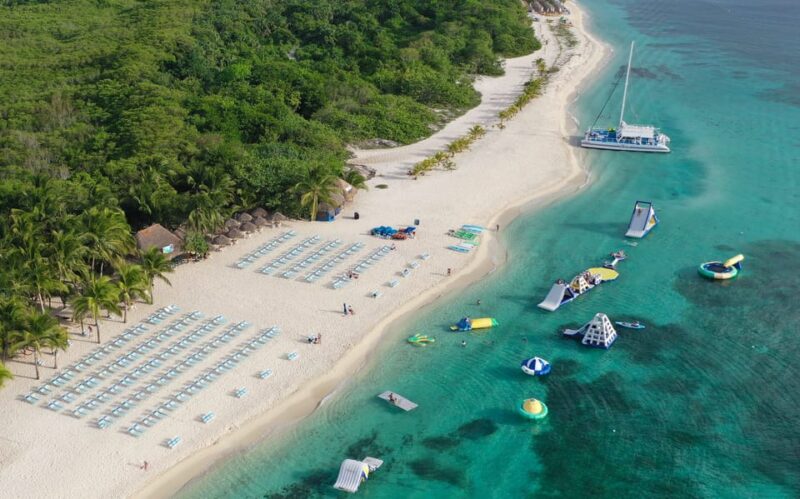 Cozumel: the Sky, Palancar Reef, and Beach Party With Food - Key Points