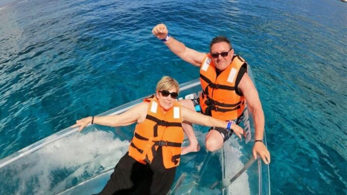 Cozumel: Transparent Boat Tour - Observe Marine Life