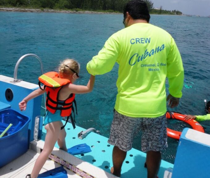 Cozumel: VIP Glass Bottom Boat & Snorkeling 3 Reefs Tour - Cruise Port Convenience