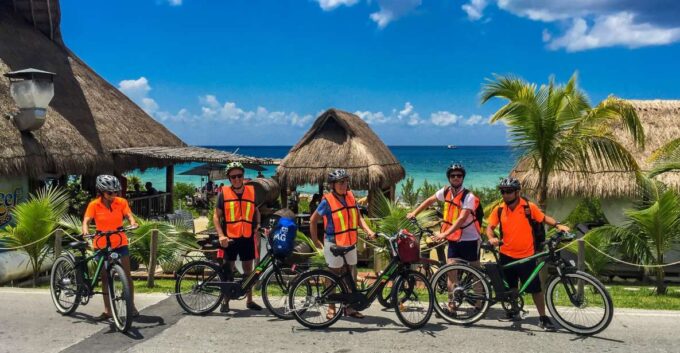 Cozumel: West Coast E-Bike and Snorkeling Tour - Mayan Botanical Garden