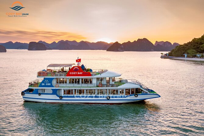 Cozy Bay Halong 5-Star Day Cruise, Buffet, Cave, Kayak, Swimming - Exploring Halong Bay