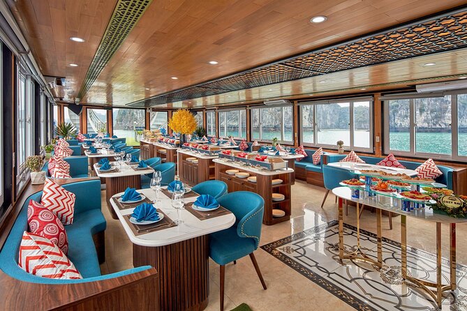 Cozy Bay Premium Cruise – Halong Bay Luxury 1 Day - BUFFET LUNCH - Discovering Halong Bays Wonders