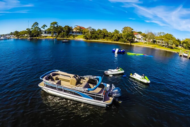 Crab Island 12 Passenger Pontoon Boat Rentals - Directions to Destiny Water Adventures