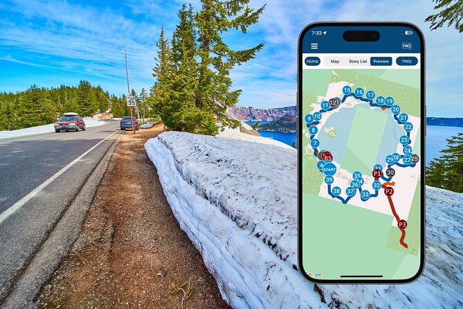 Crater Lake National Park Self-Guided Driving Audio Tour - Meeting Points and Tour Duration