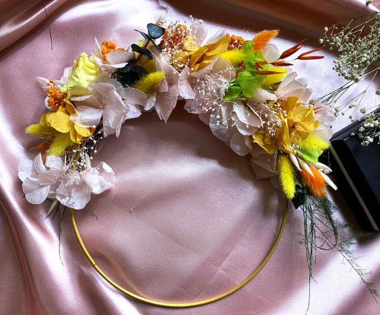 Create Your Dried Flower Wreath, Workshop In Paris - Workshop Experience