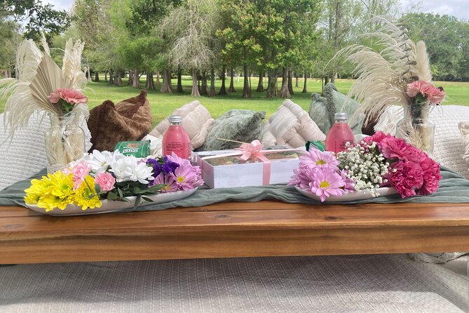 Creating Flower Crowns at a Picnic - Picnic Menu