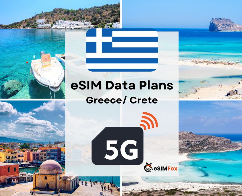 Crete: Greece/ Europe Esim Internet Data Plan High-Speed - Activation Process
