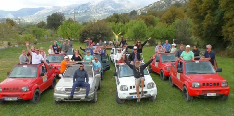 Crete: Island Jeep Tour With BBQ - Key Points