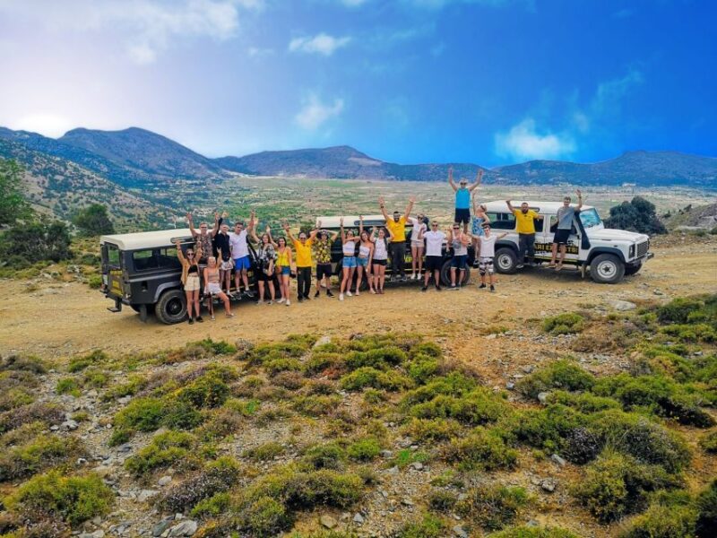 Crete: Lasithi Plateau and Cave of Zeus Off Road Safari Tour - Aposelemis Dam - Submerged Village and Wetlands
