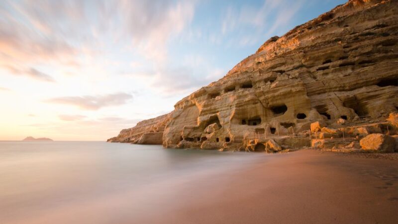 Crete: Matala Beach and Hippie Caves, Red Beach - Discovering the Red Beach