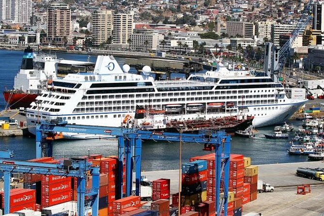 Cruise Pick up + Tour Valparaiso Viña Del Mar Drop off at Hotel in Santiago - Key Points