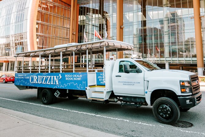 Cruising Nashville Narrated Sightseeing Tour by Open-Air Vehicle - Live Narration and Music