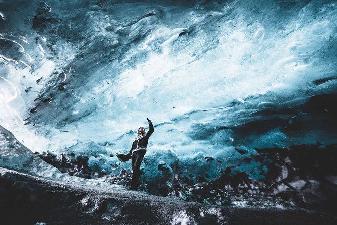 Crystal Blue Ice Cave - Super Jeep From Jökulsárlón Glacier Lagoon - Hiking Inside the Stunning Ice Cave