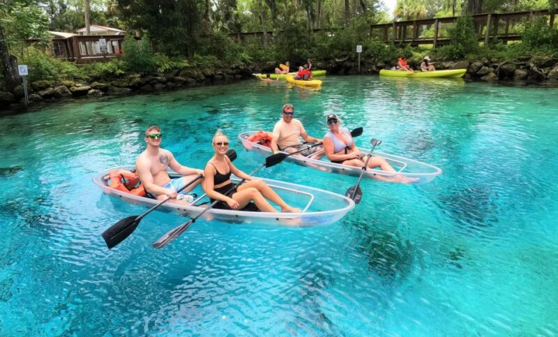 Crystal River: Springs and Manatees Clear Kayak Tour - Tour Details and Activities