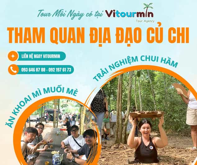 CU CHI TUNNELS HALF DAY TRIP FROM HO CHI MINH CITY - Key Points