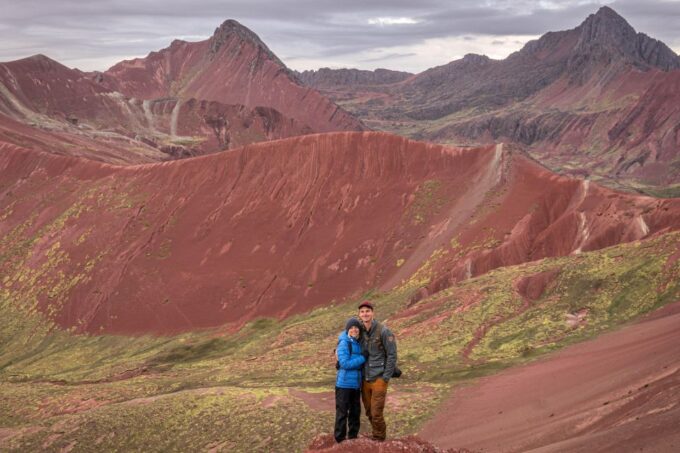 Cusco: Sunrise at the Rainbow Mountain Vinicunca - Marvel at Illuminated Landscape