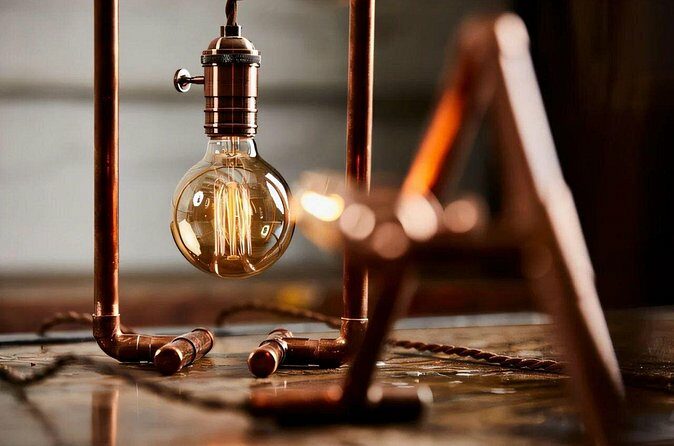 Custom Copper Lamp Making Class - Brooklyn, New York - Practical Details and Tips