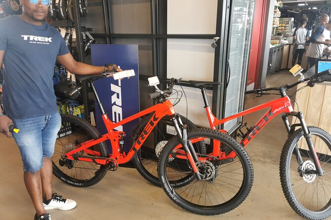 Cycling in a Forest Close to Johannesburg and Pretoria - Pickup and Location Information