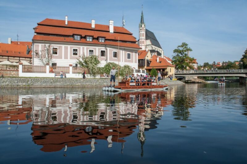 Czech Krumlov: Wooden Raft River Cruise - Live Commentary