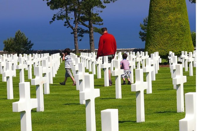 D-Day Private Tour Omaha + Utah Beach From Caen With Audio Guide - Artificial Port and 360 Movie