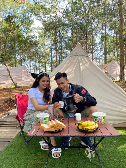 Da Lat Lake Discovery: Kayaking and Camping Adventure - Outdoor Dining and Camping