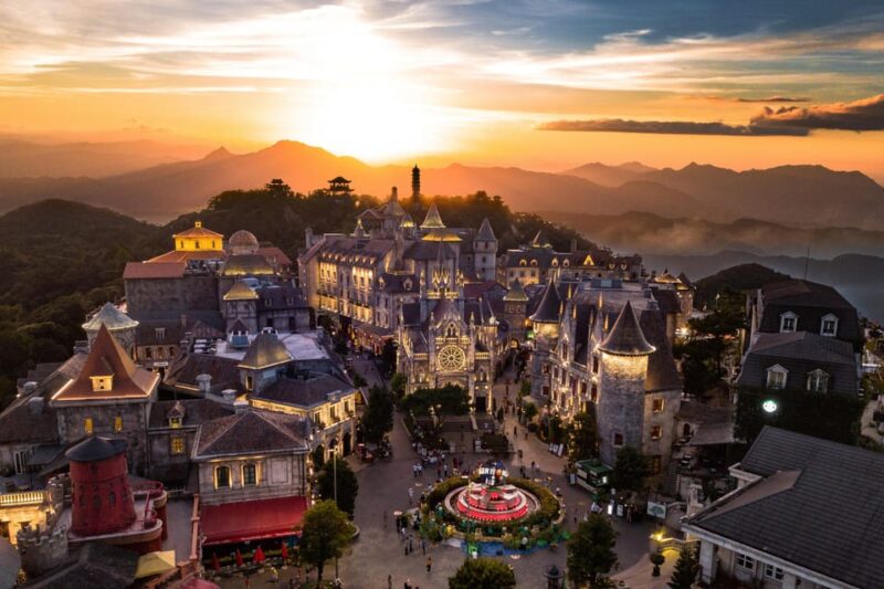 Da Nang: Ba Na Hills & Golden Bridge Without Lunch 22 Pax - Cable Car Ride