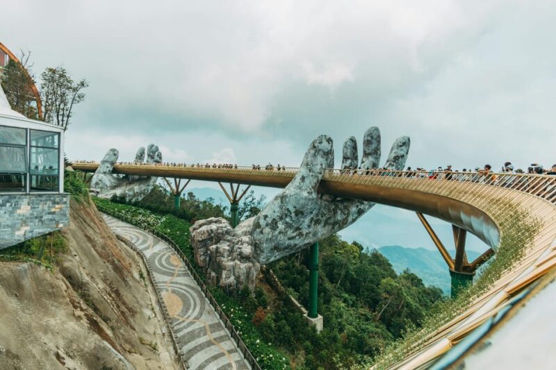 Da Nang: Ba Na Hills & Golden Bridge Without Lunch 22 Pax - Golden Bridge