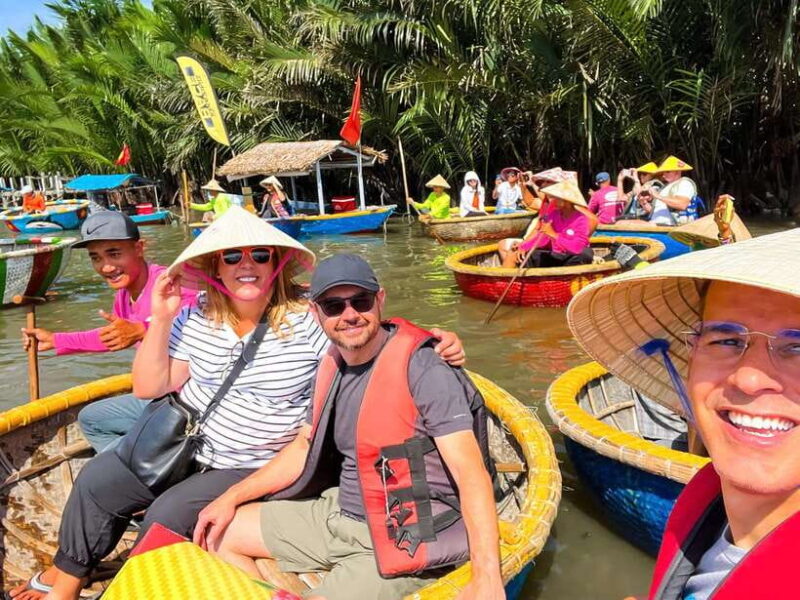 Da Nang: Marble Mountain, Basket Boat & Hoi An Old Town Tour - Itinerary Highlights