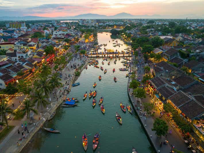 Da Nang: Marble Mountains - Hoi An Ancient Town Sunset Tour - Stone Carving Village Visit