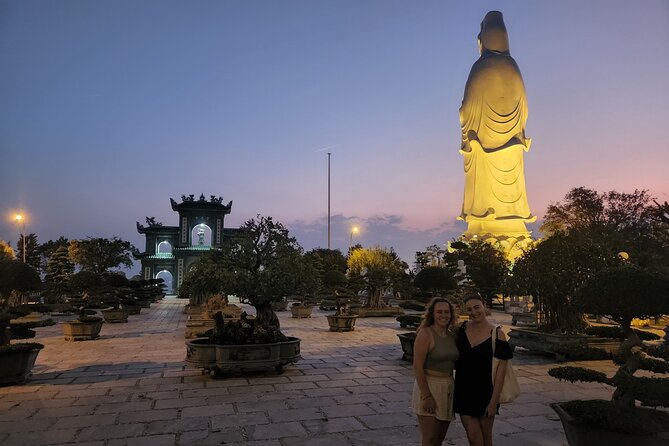 DA NANG NIGHTLIFE Tour With MARBLE MOUNTAIN & LADY BUDDHA Statue, DRAGON BRIDGE - Lady Buddha Statue Visit