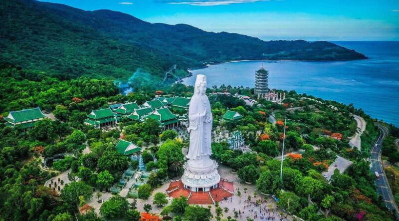 Da Nang: Sightseeing Motorbike Tour With Marble Mountain - Marveling at the Dragon Bridge