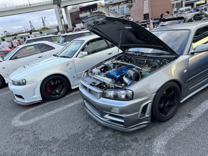 Daikoku PA and Tokyo Tour by 700HP R34 GT-R (Private Tour) - Daikoku Parking Area