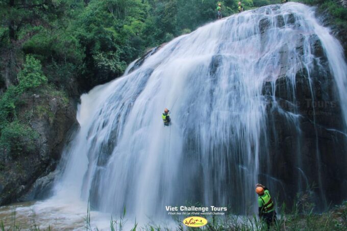 Dalat : Canyoning Adventure With Waterfall Conquering - Pickup and Transportation