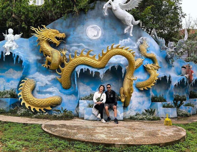 DaLat : Langbiang Moutains , Datanla Waterfall , Crazy House - Truc Lam Zen Monastery