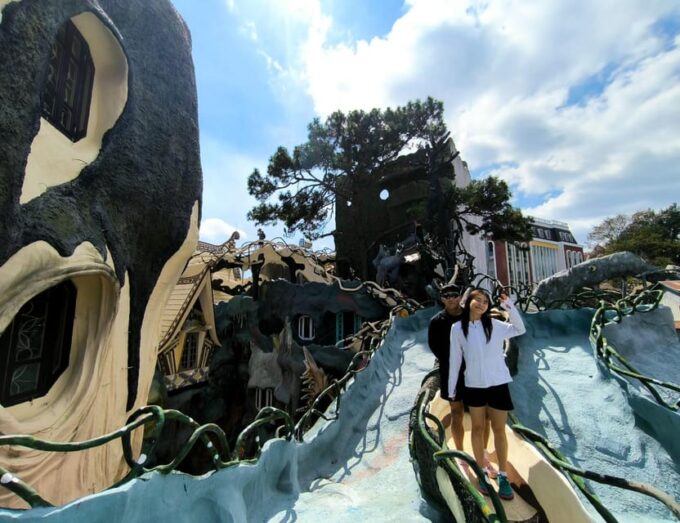 DaLat : Langbiang Moutains , Datanla Waterfall , Crazy House - High-Tech Strawberry Farm