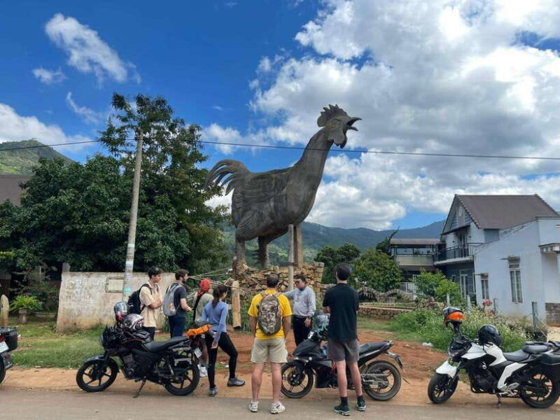 Dalat: MOTORBIKE TOUR TO PONGOUR FALLS- SILK- COFFEE FARM - Exploring Elephant Waterfall