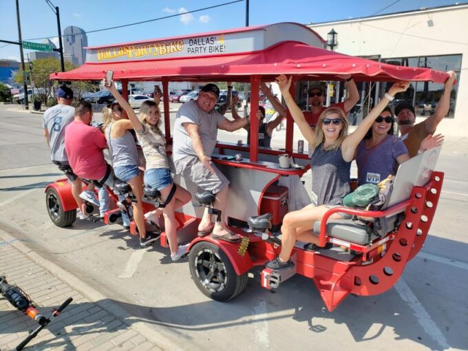 Dallas Party Bike Private Group Rental in Deep Ellum - Frequently Asked Questions