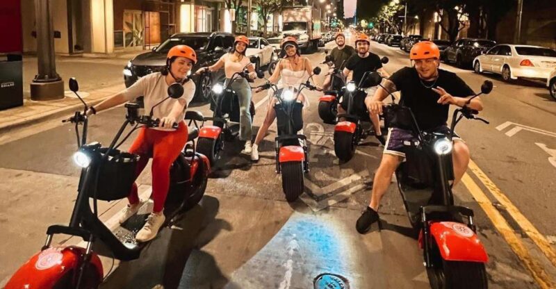 Dallas: Sunset Fat Tire E-Scooter Guided Tour - Guided Experience