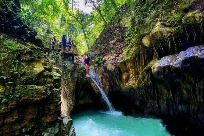 Damajagua Waterfalls with Lunch from Amber Cove and Taino Bay - Key Points