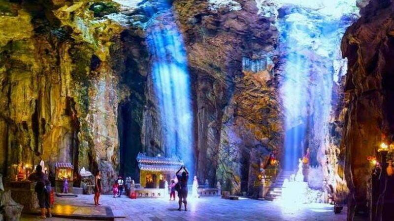 DaNang/HA: Lady Buddha, Marble Mountain & Am Phu Caves Tour - Food and Comfort