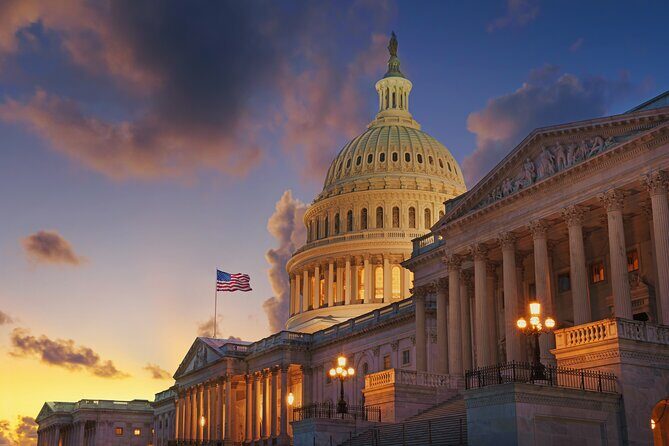 Dark History: Scandals of Capitol Hill Evening Walking Tour - Key Points