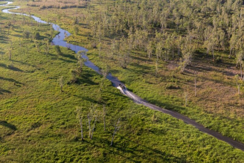 Darwin: Airboat Ride, Helicopter Flight, and Overnight Camp - Crocodile Feeding and Exhibition