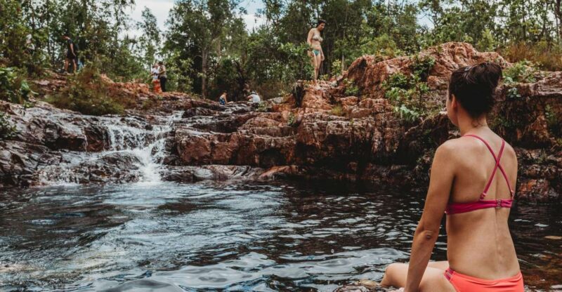 Darwin: Litchfield Day Tour and Private Crocodile Cruise - Cooling Off at Waterfalls