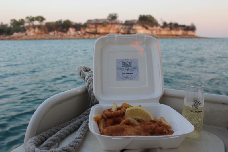 Darwin: Sunset Harbour Cruise With Fish and Chips Dinner - Key Points