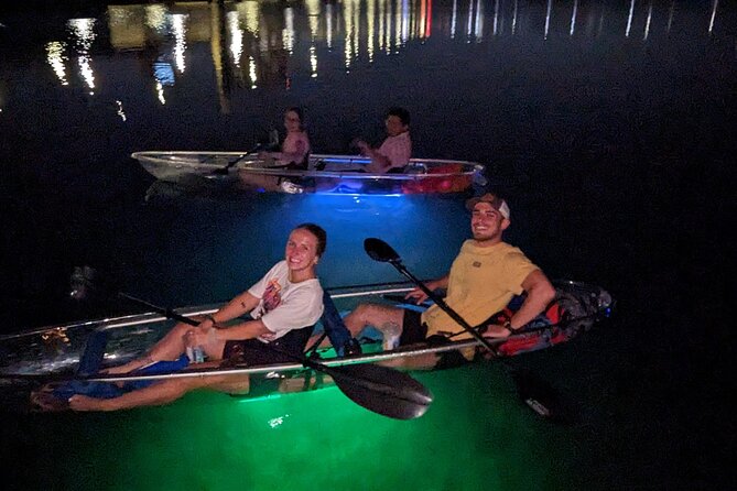Date Night LED Glow Clear Kayak or Clear Paddleboard & Champagne - Positive Customer Reviews