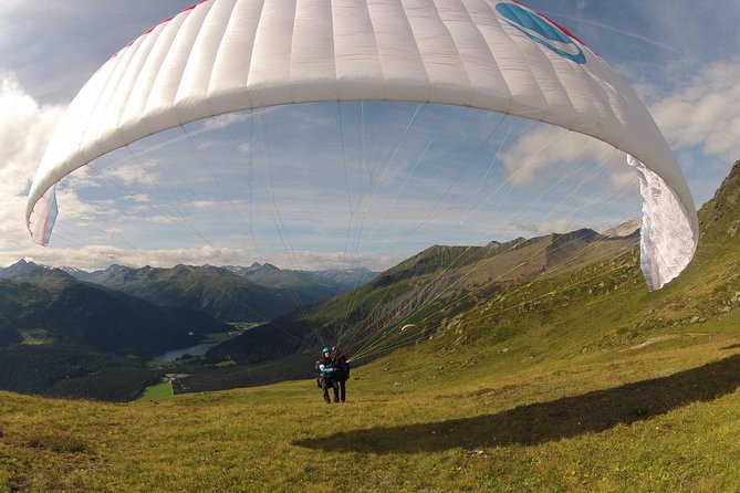 Davos Absolutely Free Flying Paragliding Tandem Flight 1000 Meters High - Stunning Swiss Alps Panoramic Views