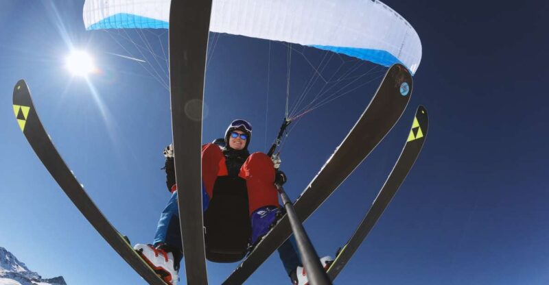 Davos: Ski Paragliding Experience - Landing Site