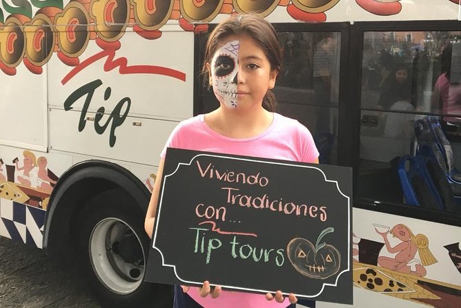 Day of the Dead Tram on a Double Decker Bus - Accessibility Information
