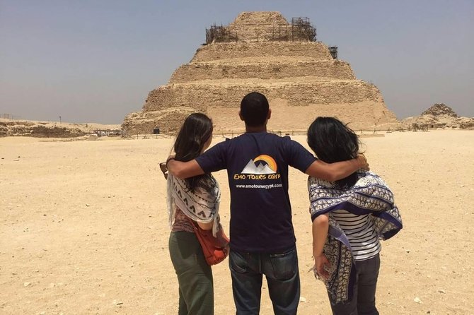 Day Tour to Giza Pyramids Memphis City Dahshur and Saqqara Pyramids - Valley Temple of Khufu