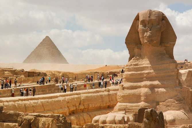 Day Tour to Giza Pyramids Sphinx Egyptian Museum Bazaar Camel Ride Nile Cruise - Highlights of the Tour Experience